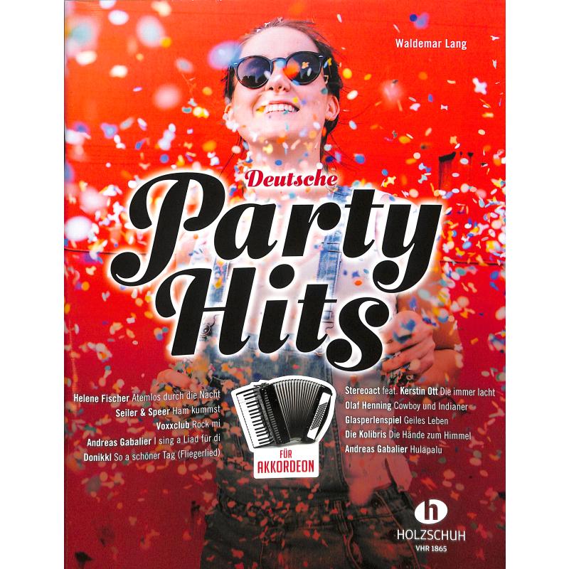 Deutsche Party Hits - Noten Akkordeon - VHR 1865