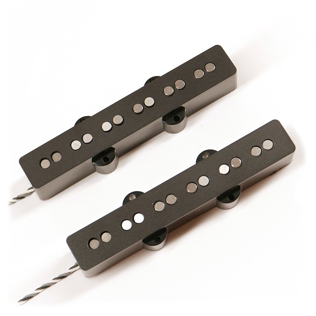 Nordstrand NJ6S, Split Coil J-Style Bass Pickup, Hum-Cancelling, 6-String, Set - Black