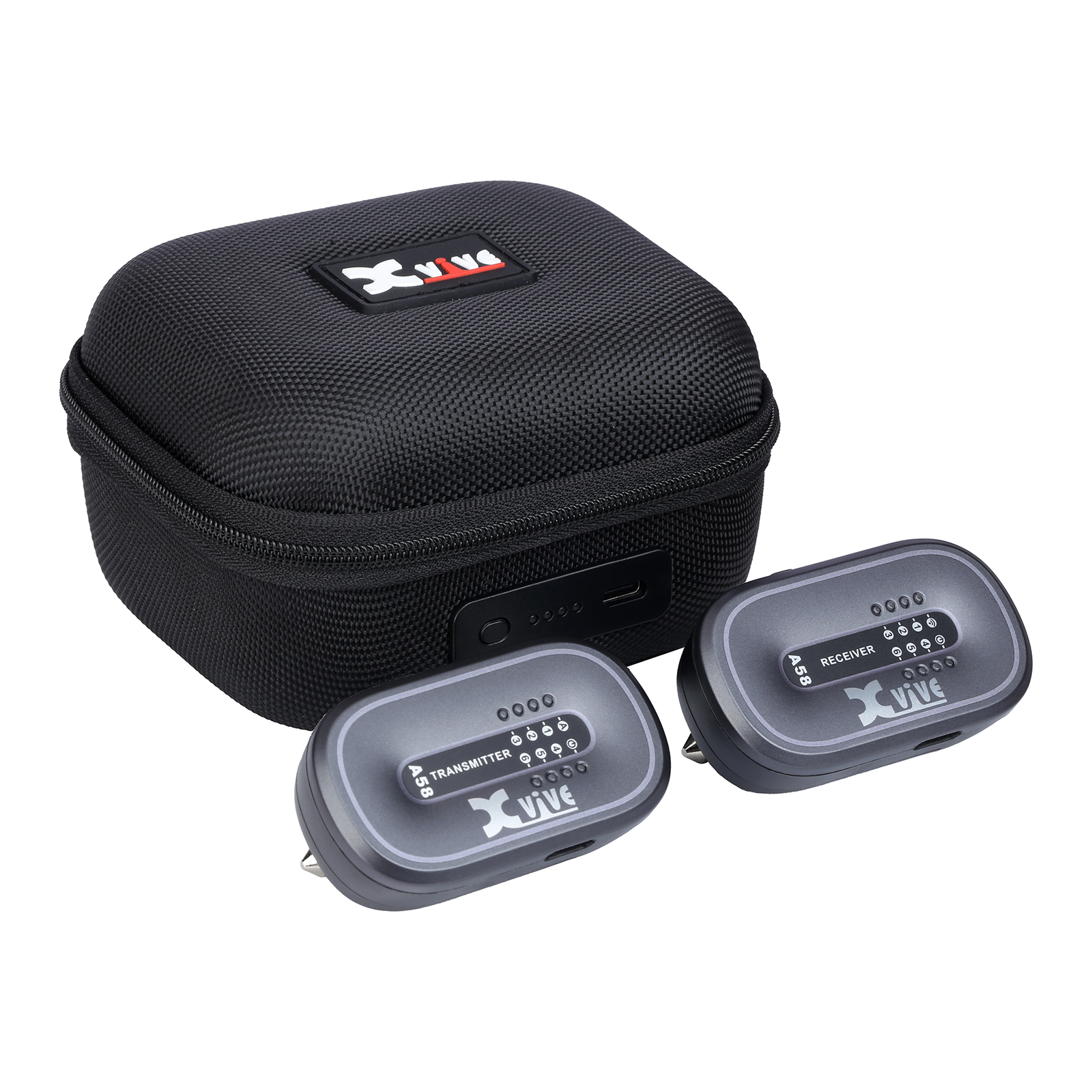 XVive A58 Bundle, A58 with BCA58 Charging Case