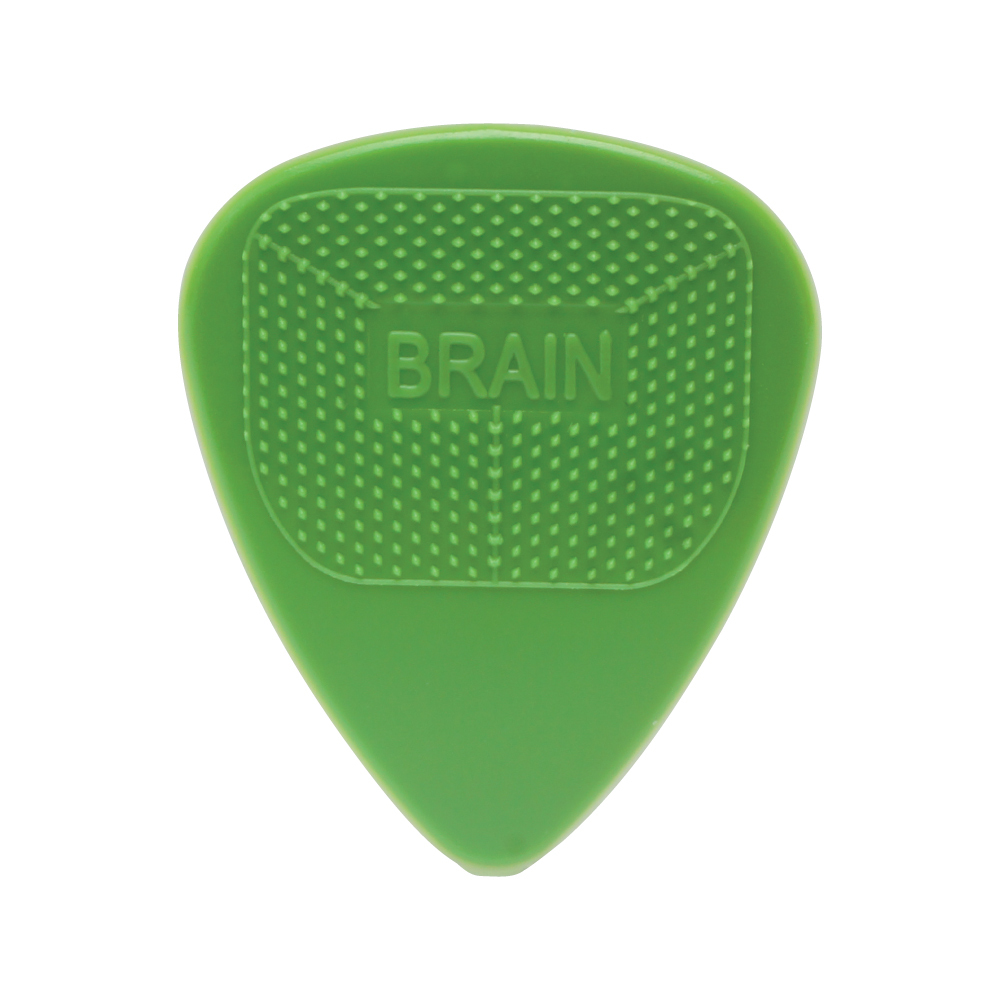 D'Andrea Snarling Dog Brain Picks - 351 Shape (TSDB351 .53), 12 pcs Pick Pack, 0.53 mm, Green