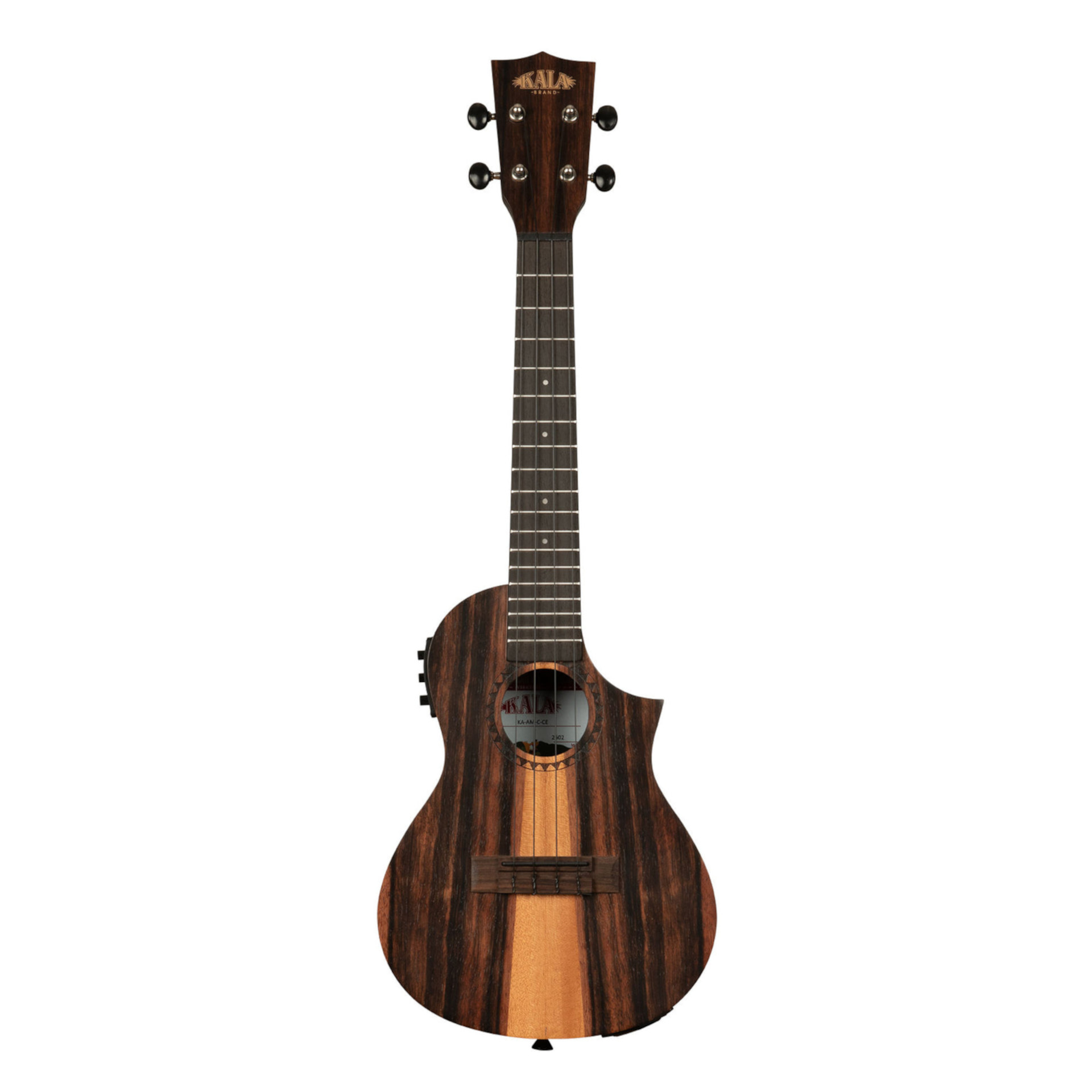KALA KA-AM-C-CE - Amara Tri-Top Concert Ukulele, with Cutaway & EQ