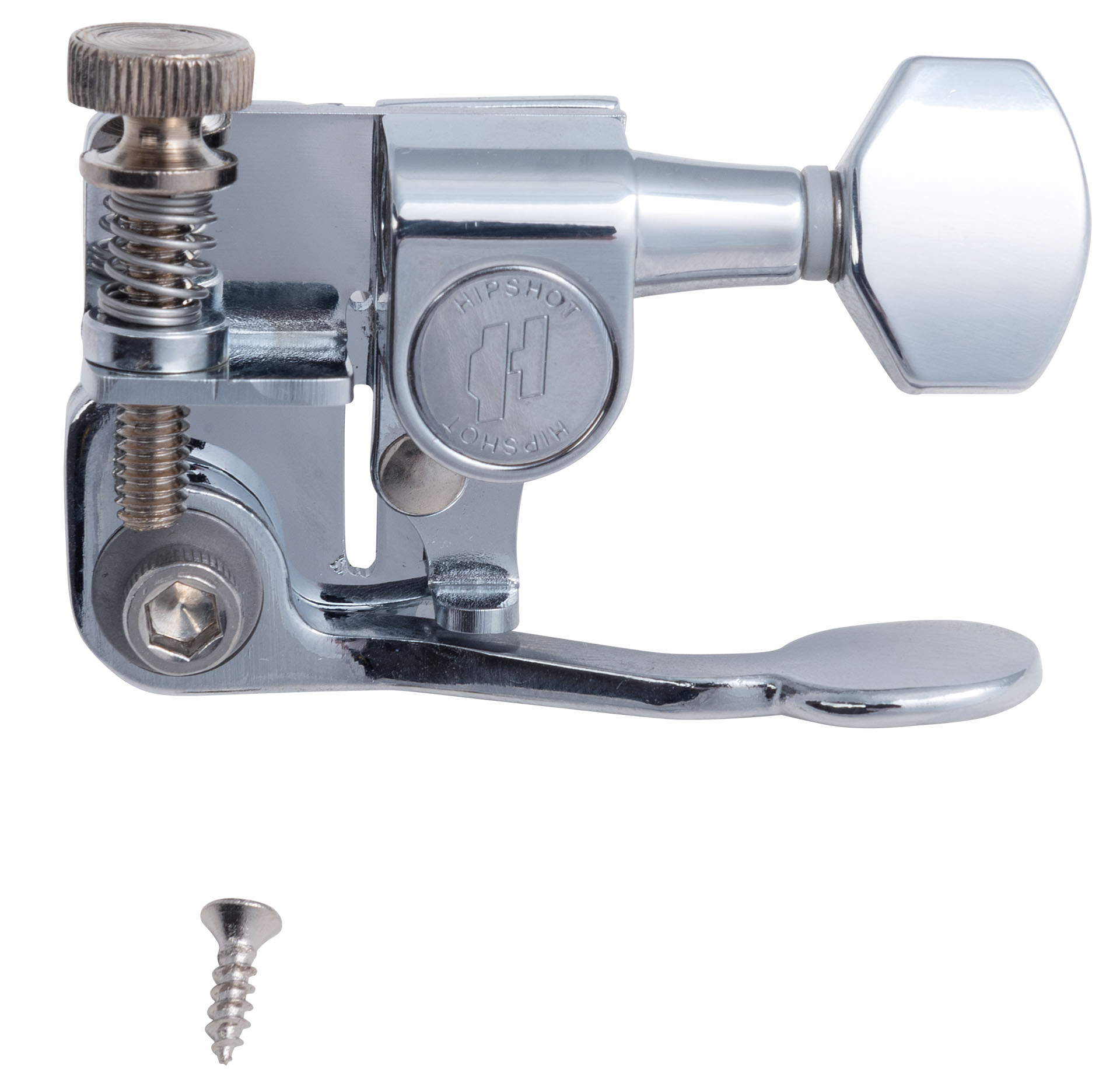 Hipshot GT2 Enclosed Guitar Xtender Classic, Chrome