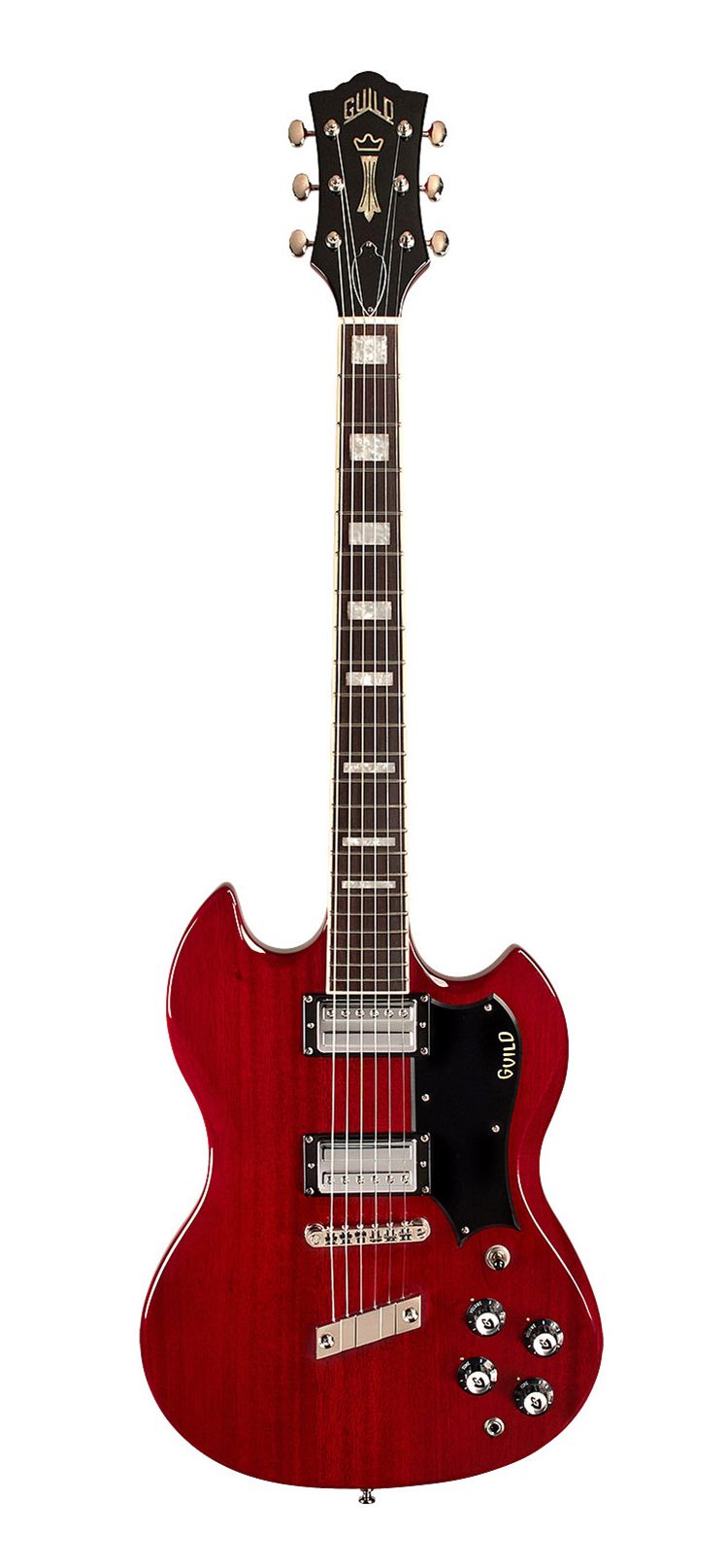 Guild E-Gitarre Polara Deluxe CHR, Cherry Red