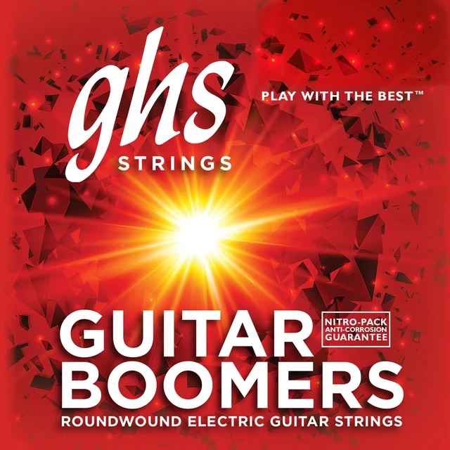 GHS Guitar Boomers, Guitar Single String, .011, plain