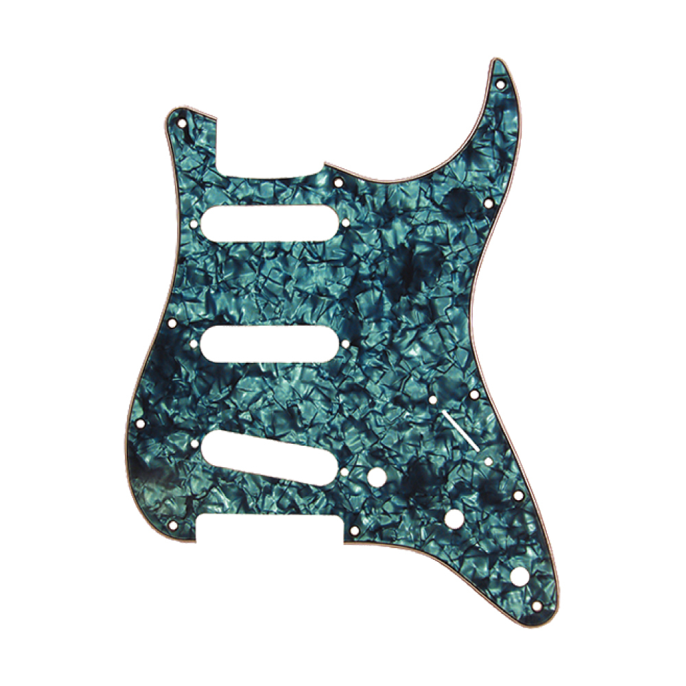 D'Andrea ST-Style SSS Pickguard (DPP ST AQP SSS), Aqua Pearl