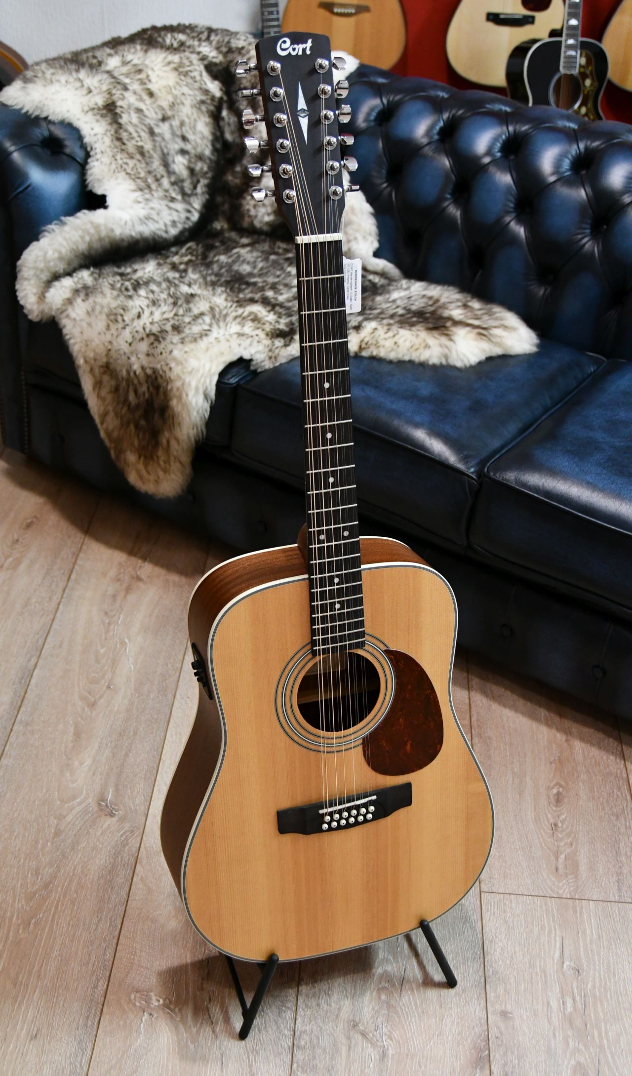 CORT Westerngitarre 12-Saiter - Earth 70-12E Preamp, Open Pore