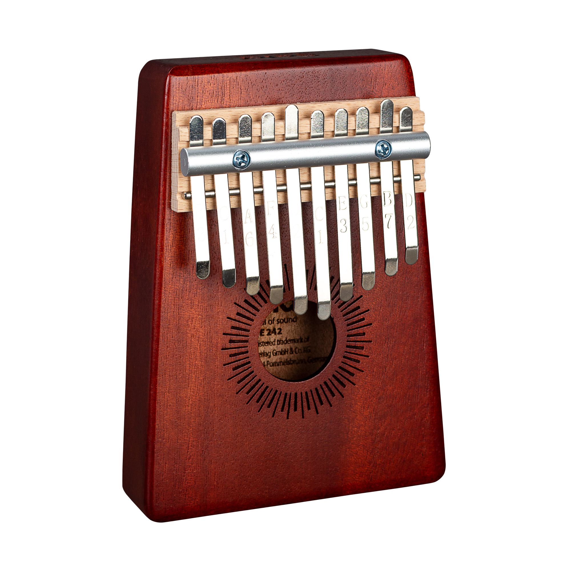 SELA SE242 Kalimba Mahagoni 10 Rot