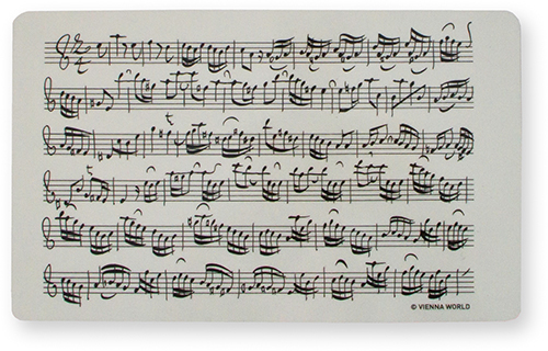 Schneidbrett weiß - Musik Notenblatt