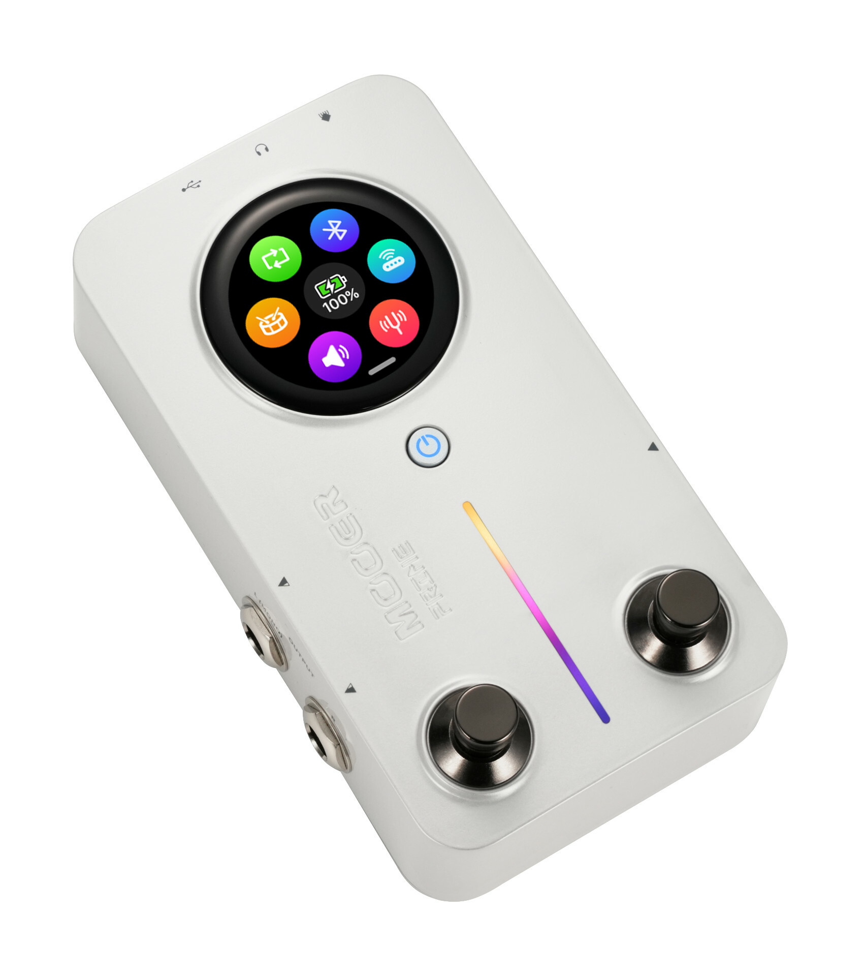 Mooer Prime M2 - Intelligent Multi Effects Floor Pedal, Silver