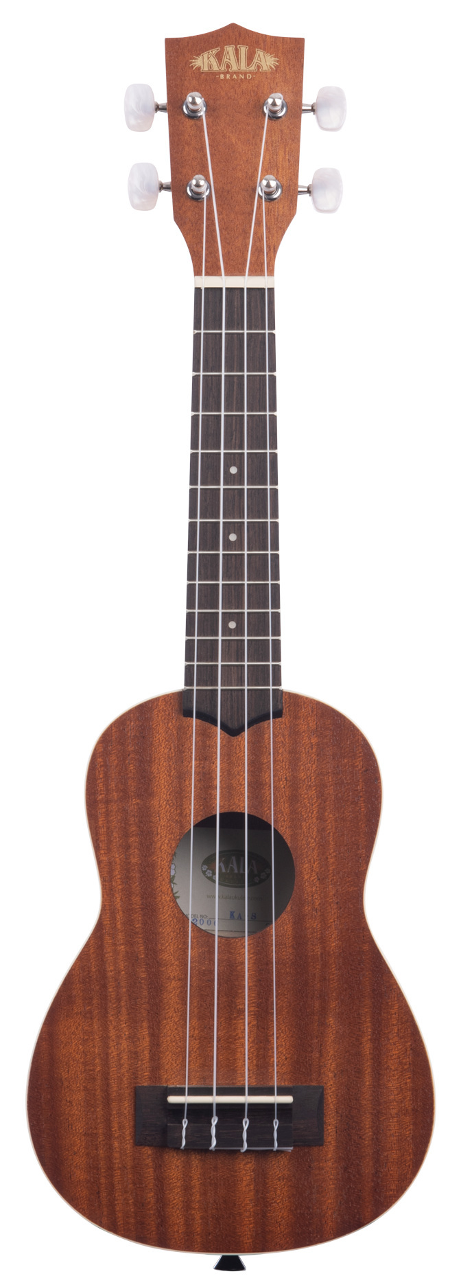 KALA KA-S - Satin Mahogany Soprano Ukulele, with Bag (UB-S)