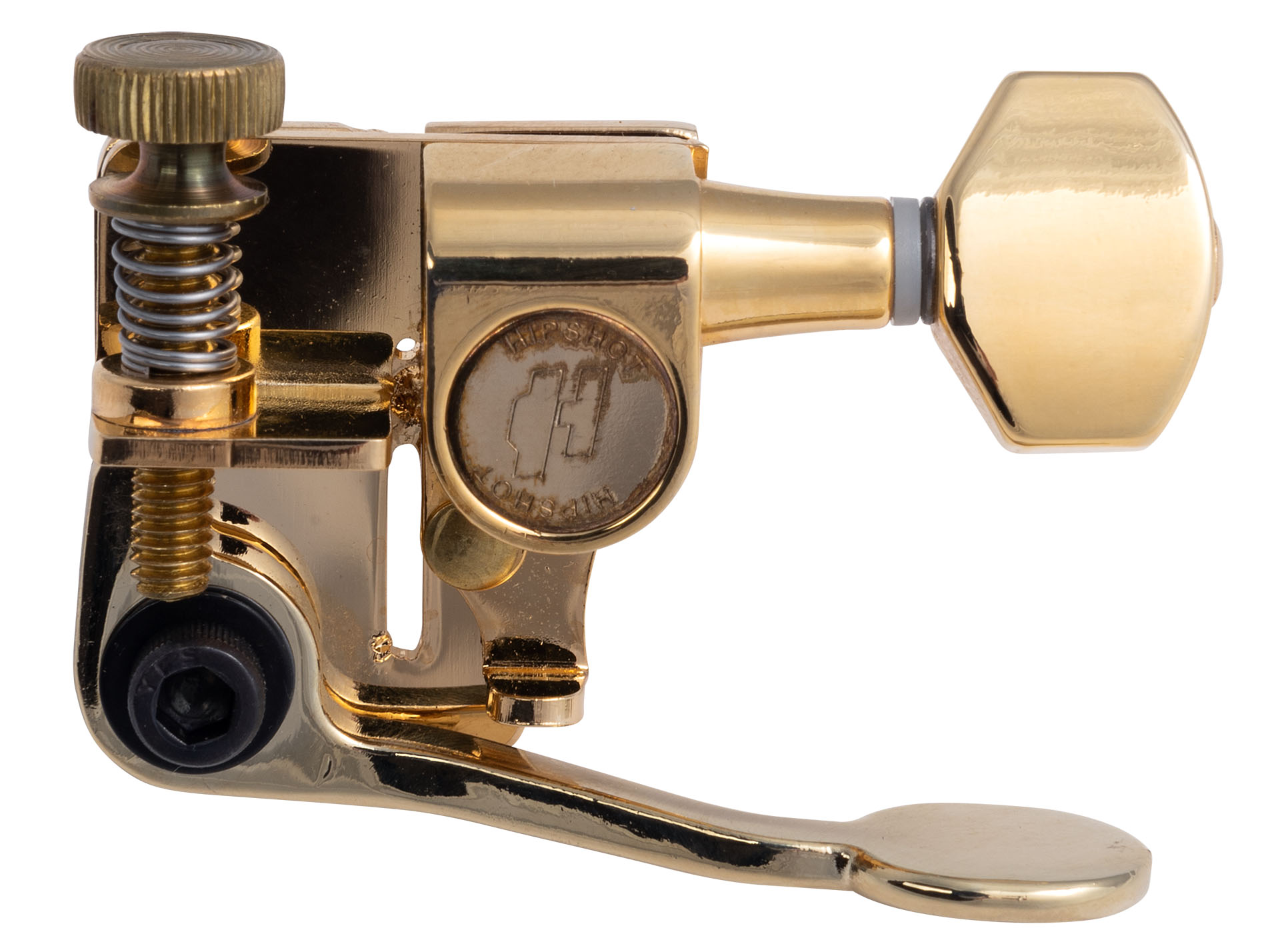 Hipshot GT2 Enclosed Guitar Xtender Classic, Gold