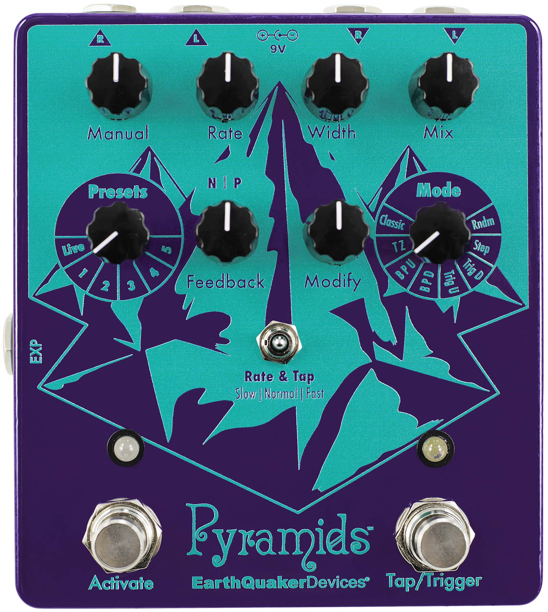 EarthQuaker Devices Pyramids - Stereo Flanging Device