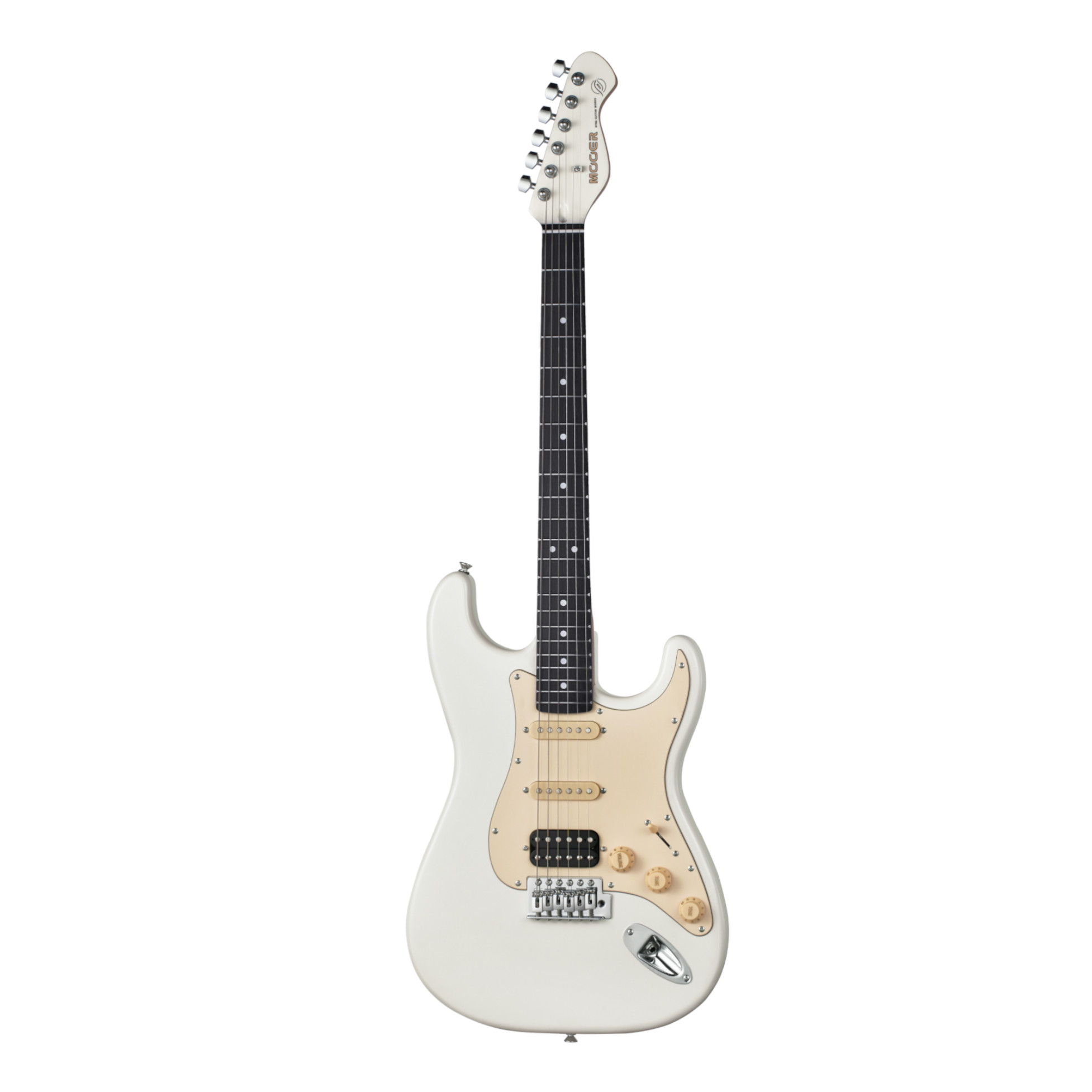 Mooer MSC10 Pro Guitar - Vintage White