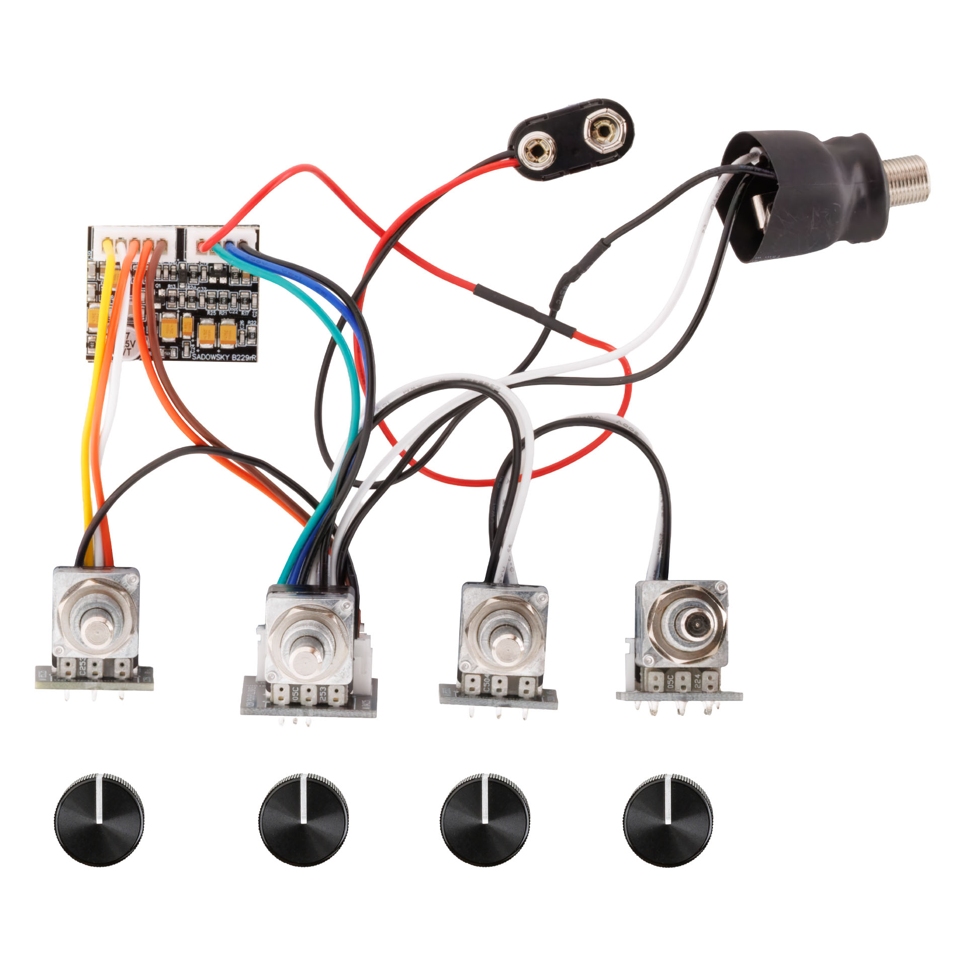 Sadowsky Parts - MetroExpress Complete Electronics for Modern and Verdine White Artist Line Lefthand Basses