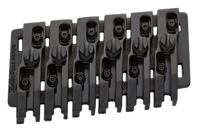 Kahler 2450-N6 - 6-String Bass Fixed Bridge - Black