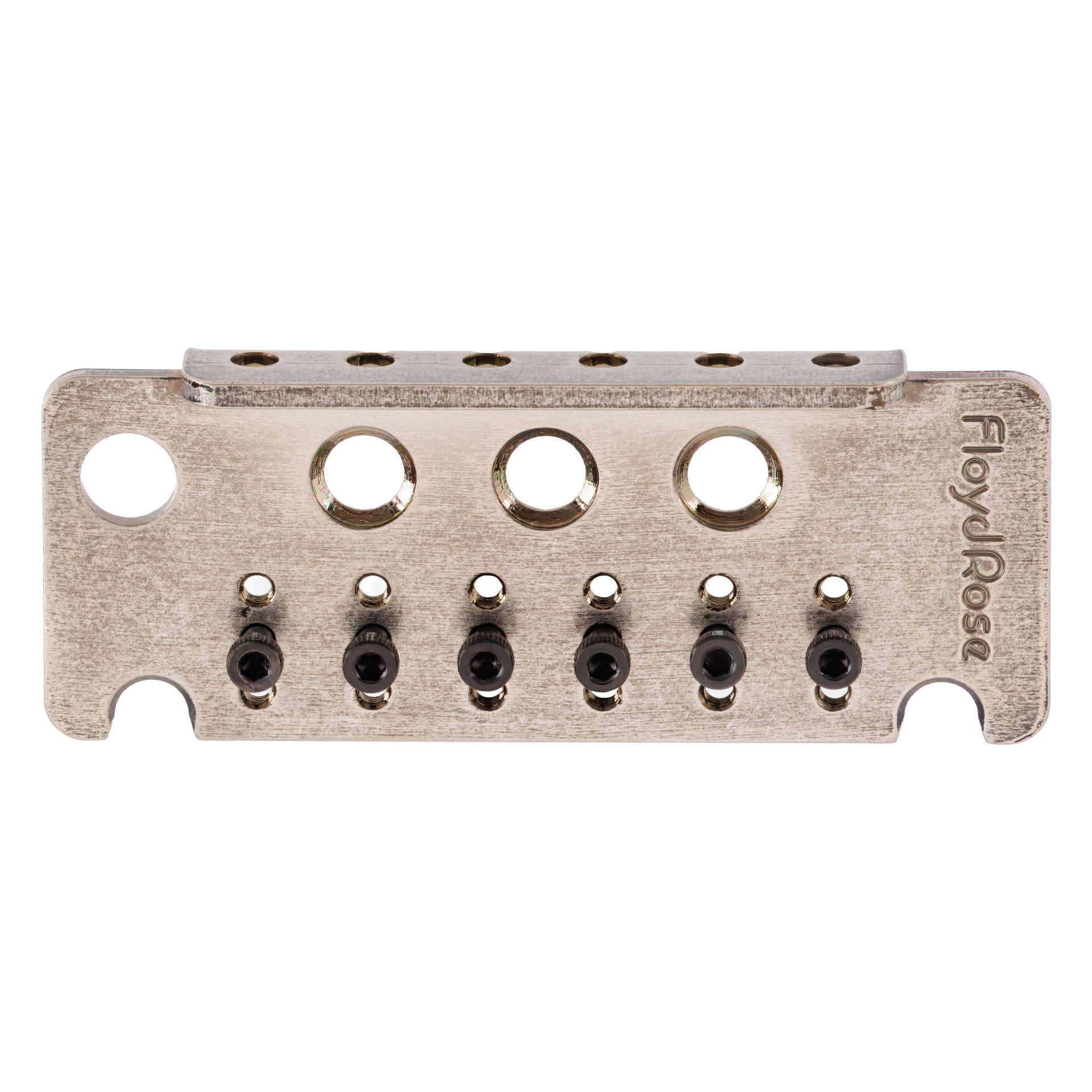 Floyd Rose FRNFTBPASP - Non-Fine Tuner Tremolo Bridge Plate - Antique Silver