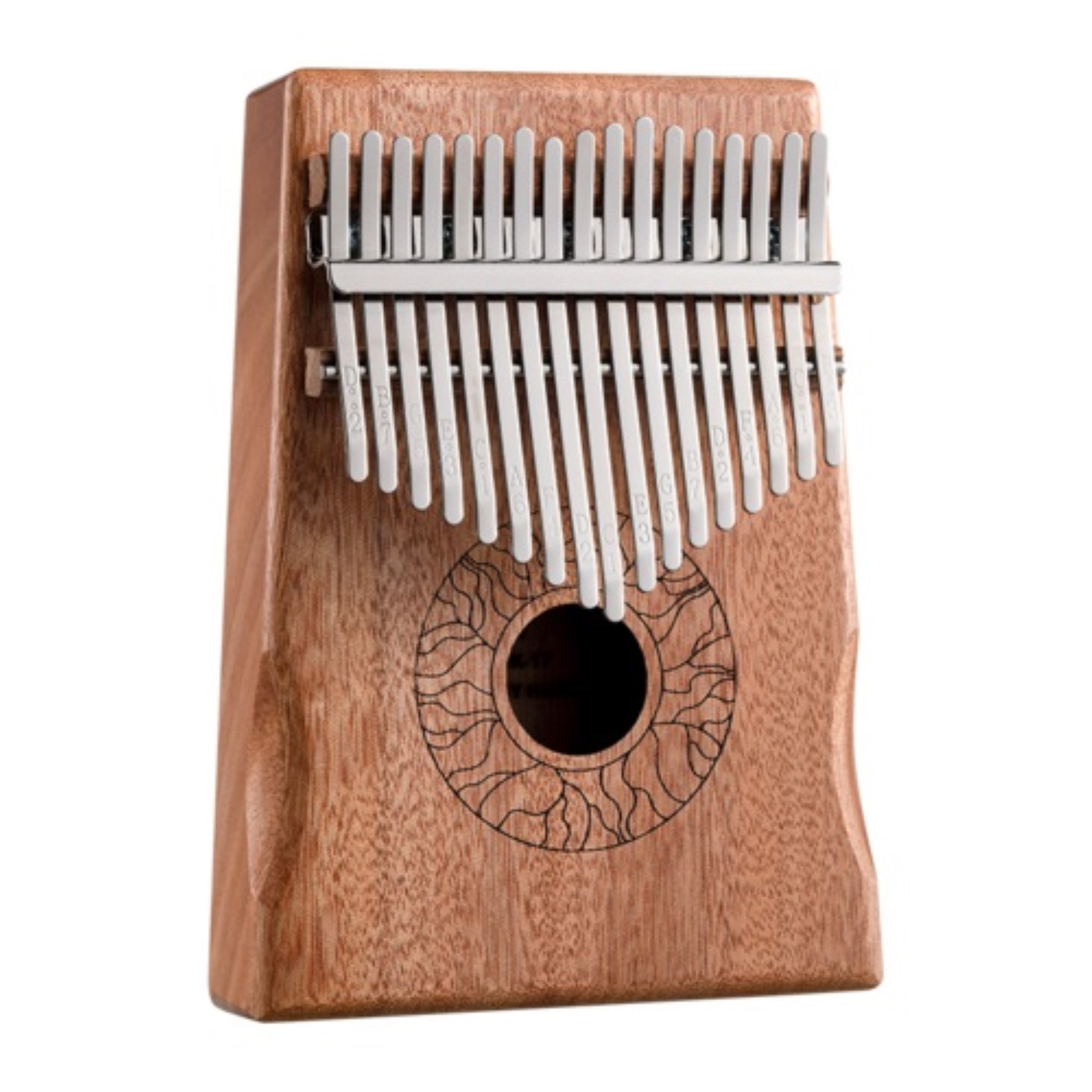 HLURU Kalimba HD17 aus Mahagoni mit Ergogrip