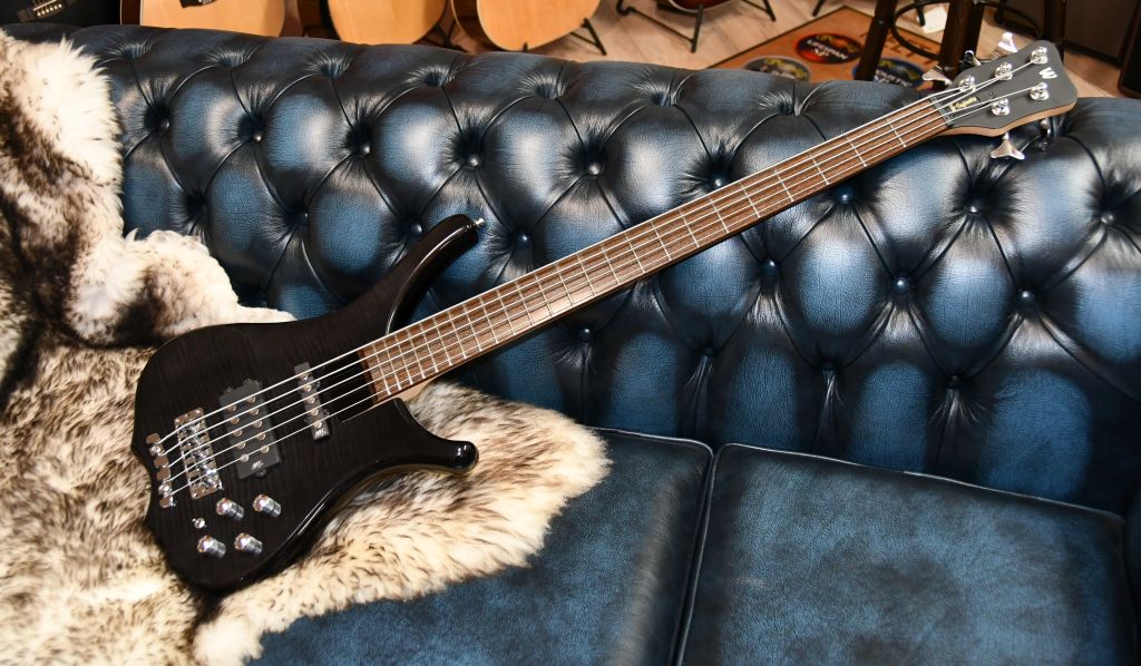 Warwick RockBass Infinity 5-String E-Bass, Nirvana Black inkl. Gigbag