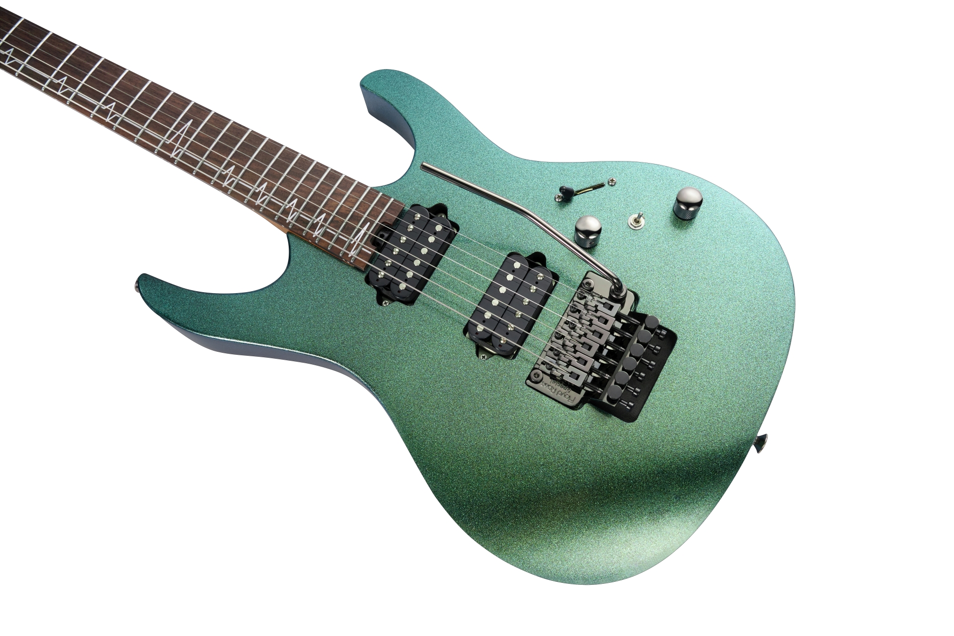Mooer MMT100 FR Guitar, Floyd Rose Tremolo - Aurora Green