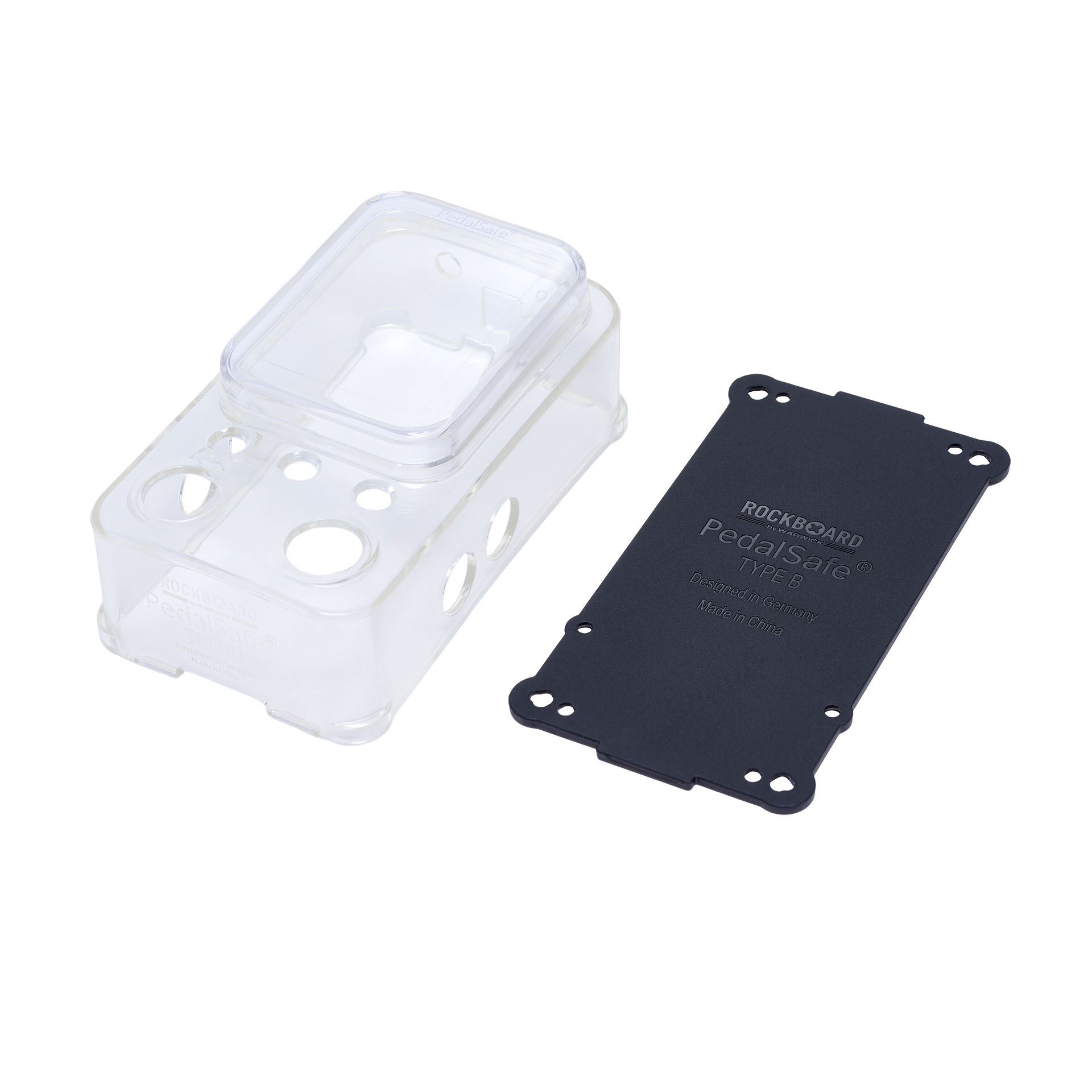 RockBoard PedalSafe Type B4 - Protective Cover and Universal Mounting Plate for MOOER GL100 pedals