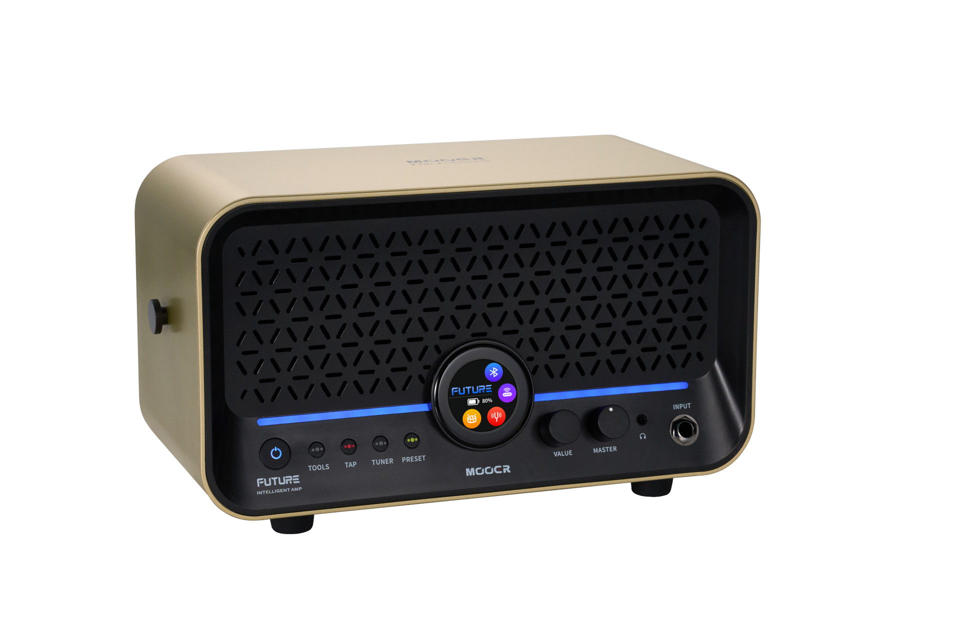 Mooer F15i Li - Multi-Effects & Modeling Guitar Combo, 15 Watt, with Battery - Imperial Gold