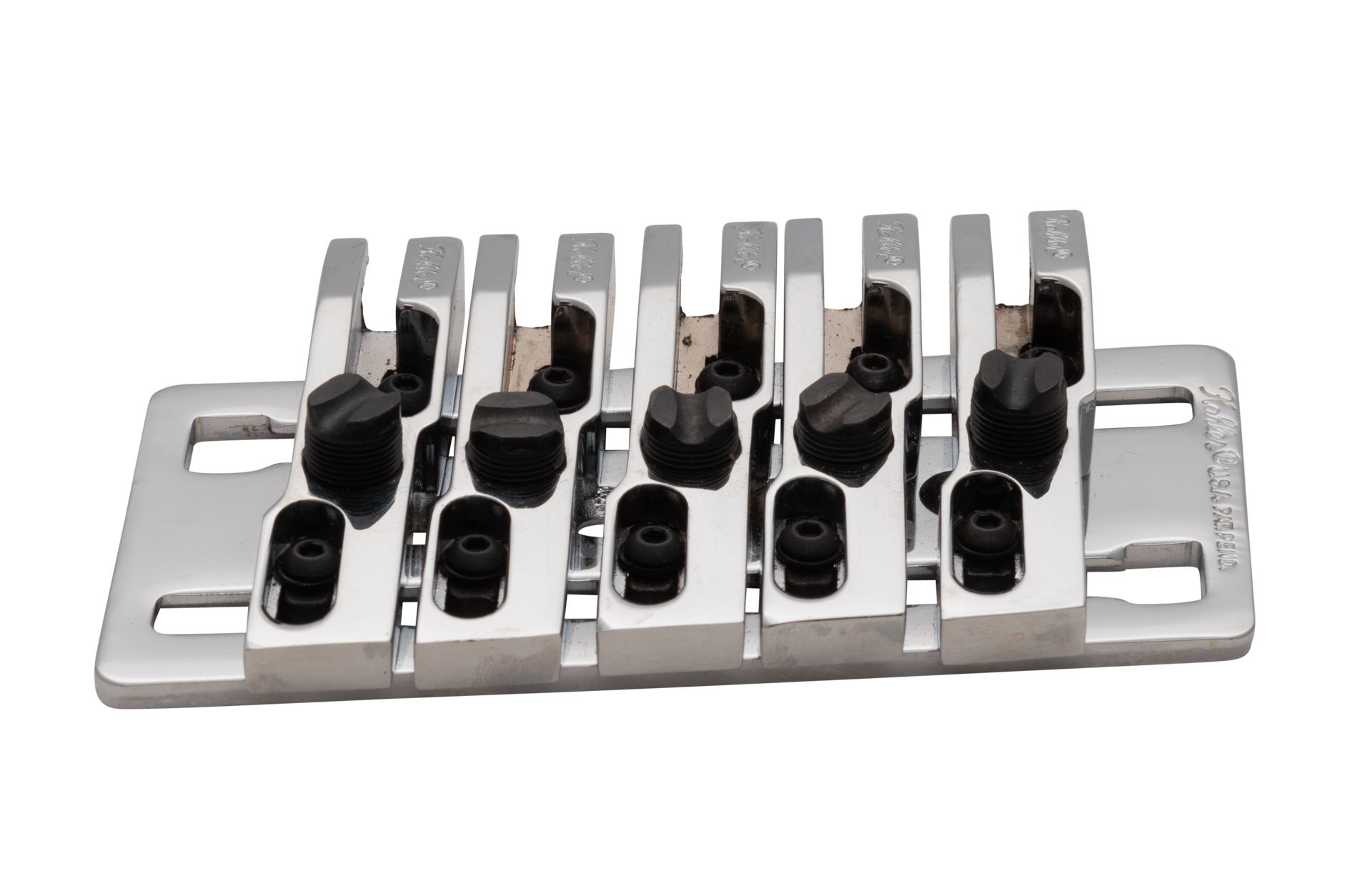 Kahler 2450-W5 - 5-String Wide Bass Fixed Bridge - Chrome