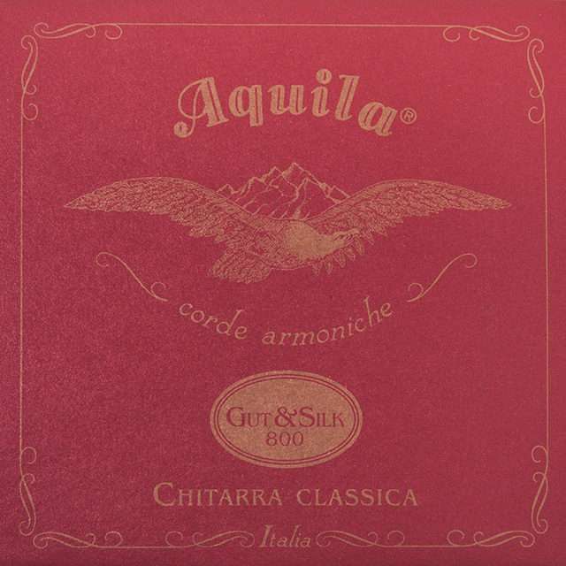 Aquila 73C - Gut & Silk 800, Classical Guitar / Historical Guitar String Set - Low Tension