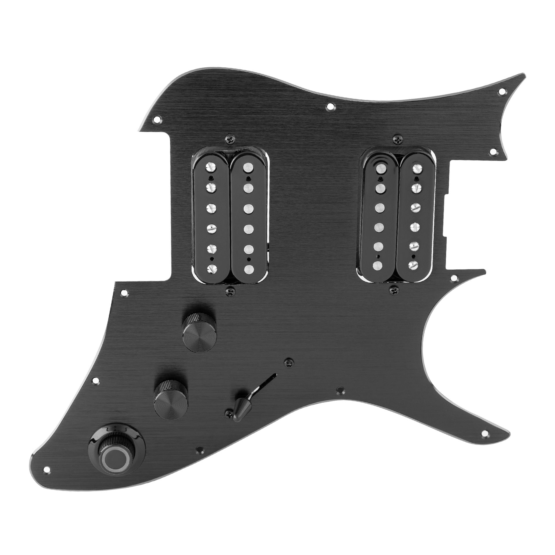 GTRS Loaded Pickguard for Intelligent Electric Guitars W800, W900, W902 - Black