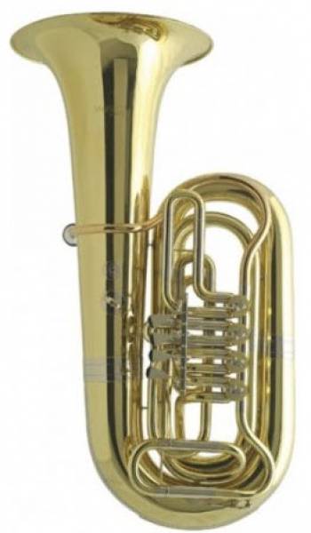 MUSICA AUSTRIA 4/4 B-Tuba, 4 Ventile, Minibal + Gigbag BUNDLE - AM LAGER!