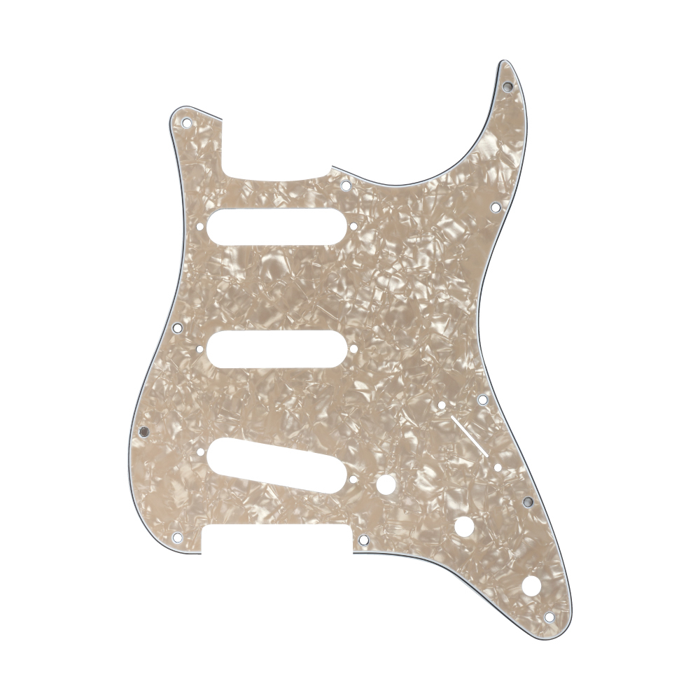 D'Andrea ST-Style SSS Pickguard (DPP ST VNP SSS), Vintage Pearl