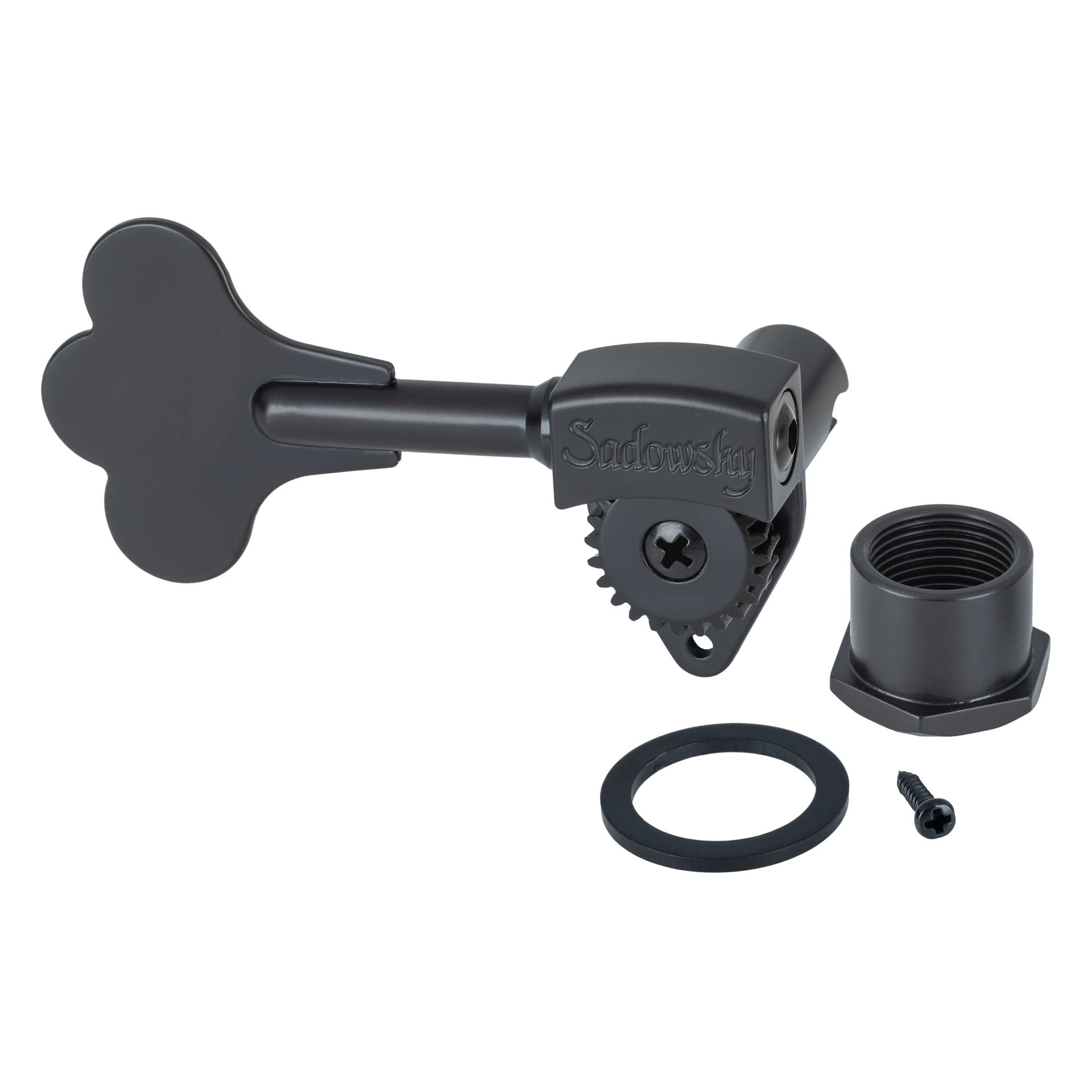Sadowsky Parts - Ultra-Light Machine Head with Open Gear, Right (Treble) Side - Satin Black