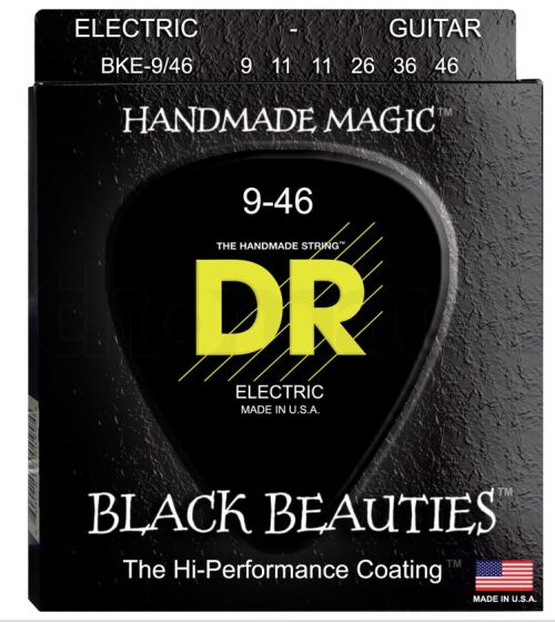 DR BLACK BEAUTIES BKE-9 Saiten E-Gitarre 009-046
