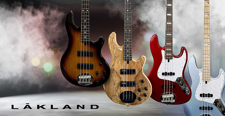 Lakland Skyline 55-01 Deluxe Bass, 5-String - Spalted Maple Top, Natural Gloss