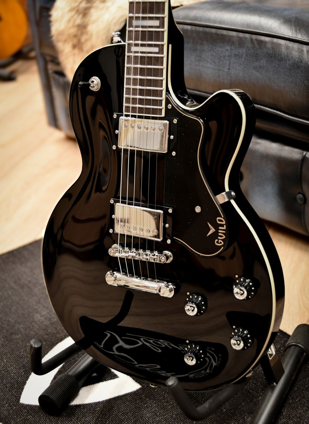 Guild E-Gitarre Bluesbird BLK, black