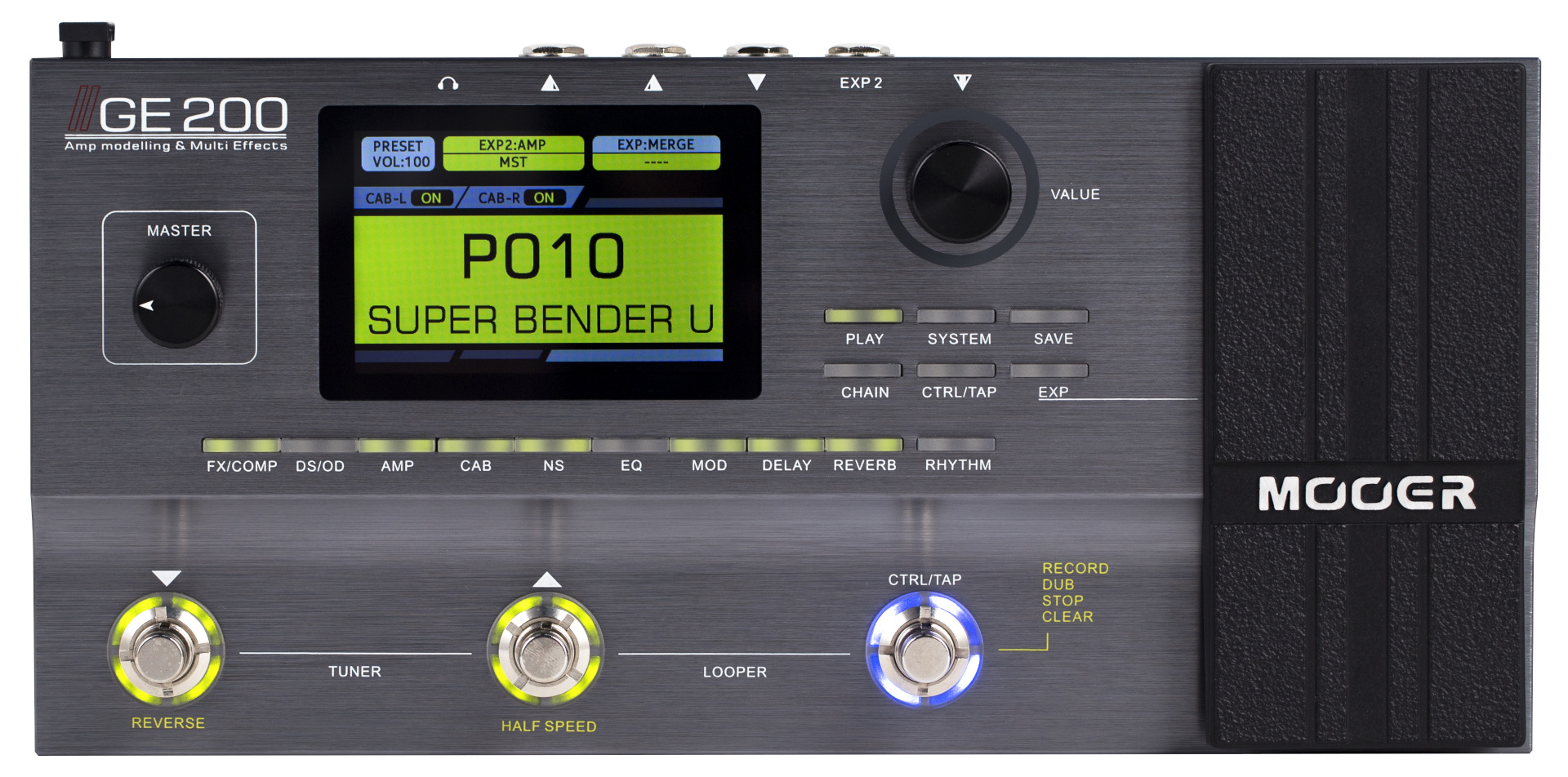 Mooer GE 200 - Amp Modeling & Multi Effects