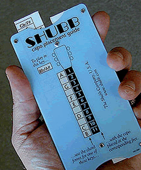 SHUBB TG-1 Capo Placement Guide - Schublehre