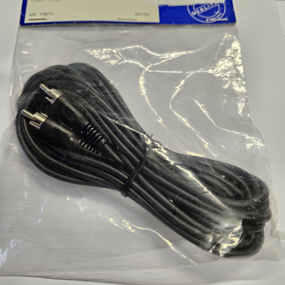 DREITEC 15671 Audiokabel 5 m, Cinch/Cinch
