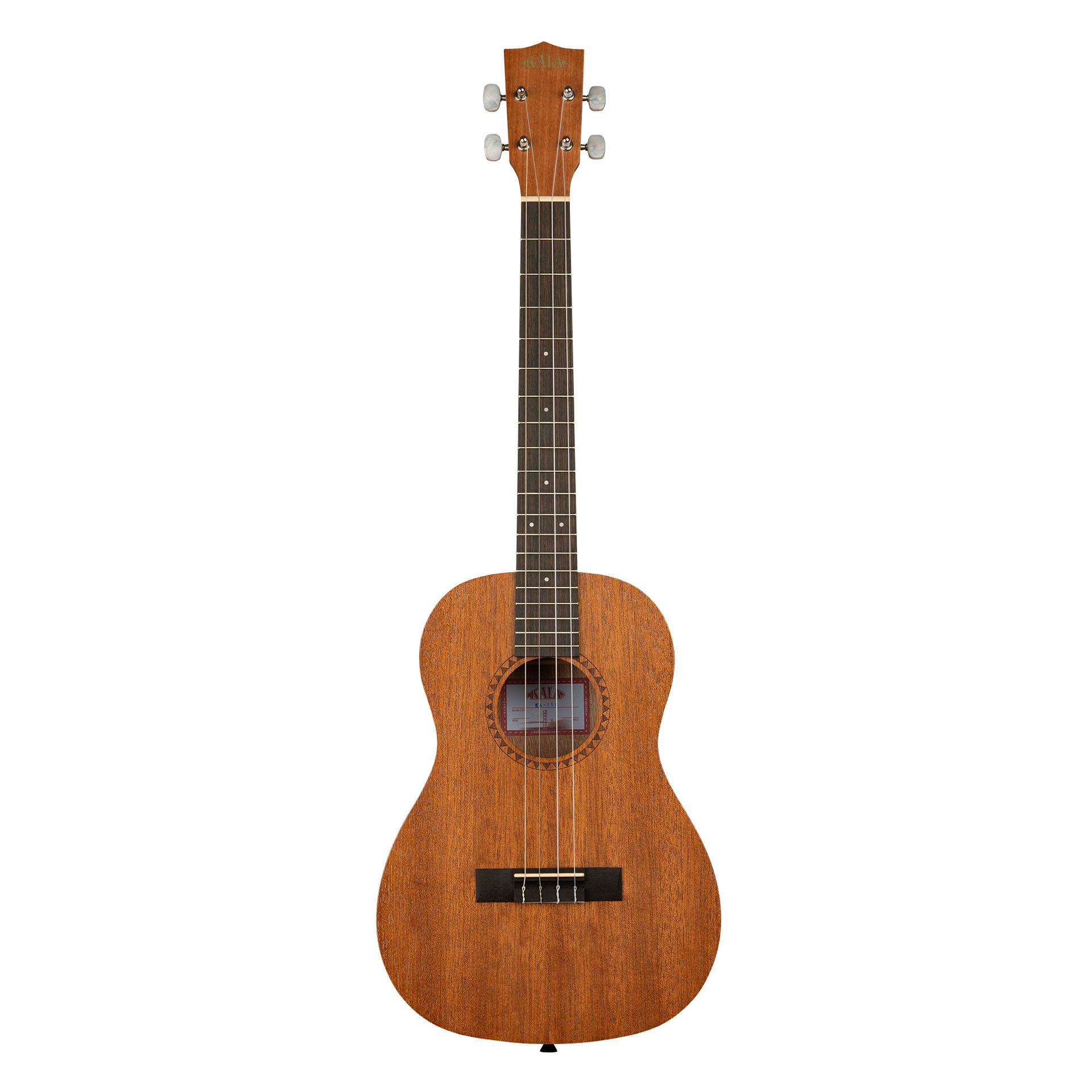 Kala KA-15 B - Satin Mahogany Bariton Ukulele, with Bag (UB-B)