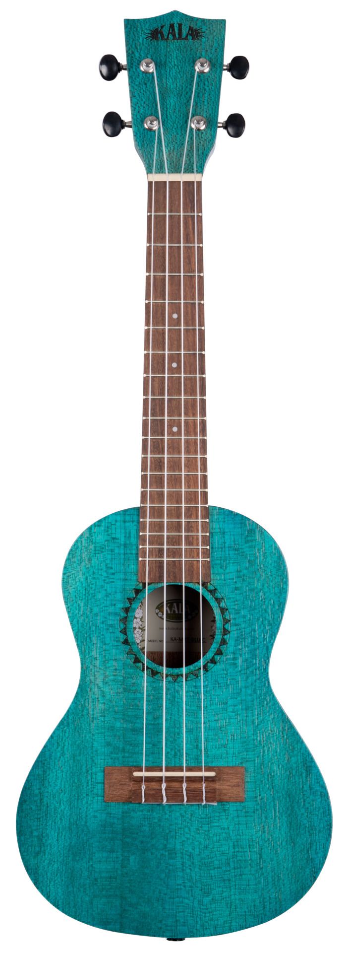 KALA KA-MRT-BLU-C - Ocean Blue Watercolor Meranti Concert Ukulele