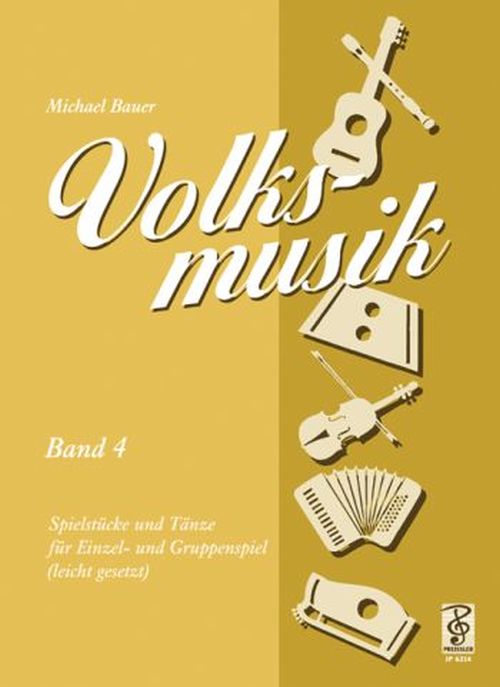 Holzfurtner: Volkmusik 4 - Spielbuch für Gitarre, Hackbrett, Zither, Geige - JP 6214
