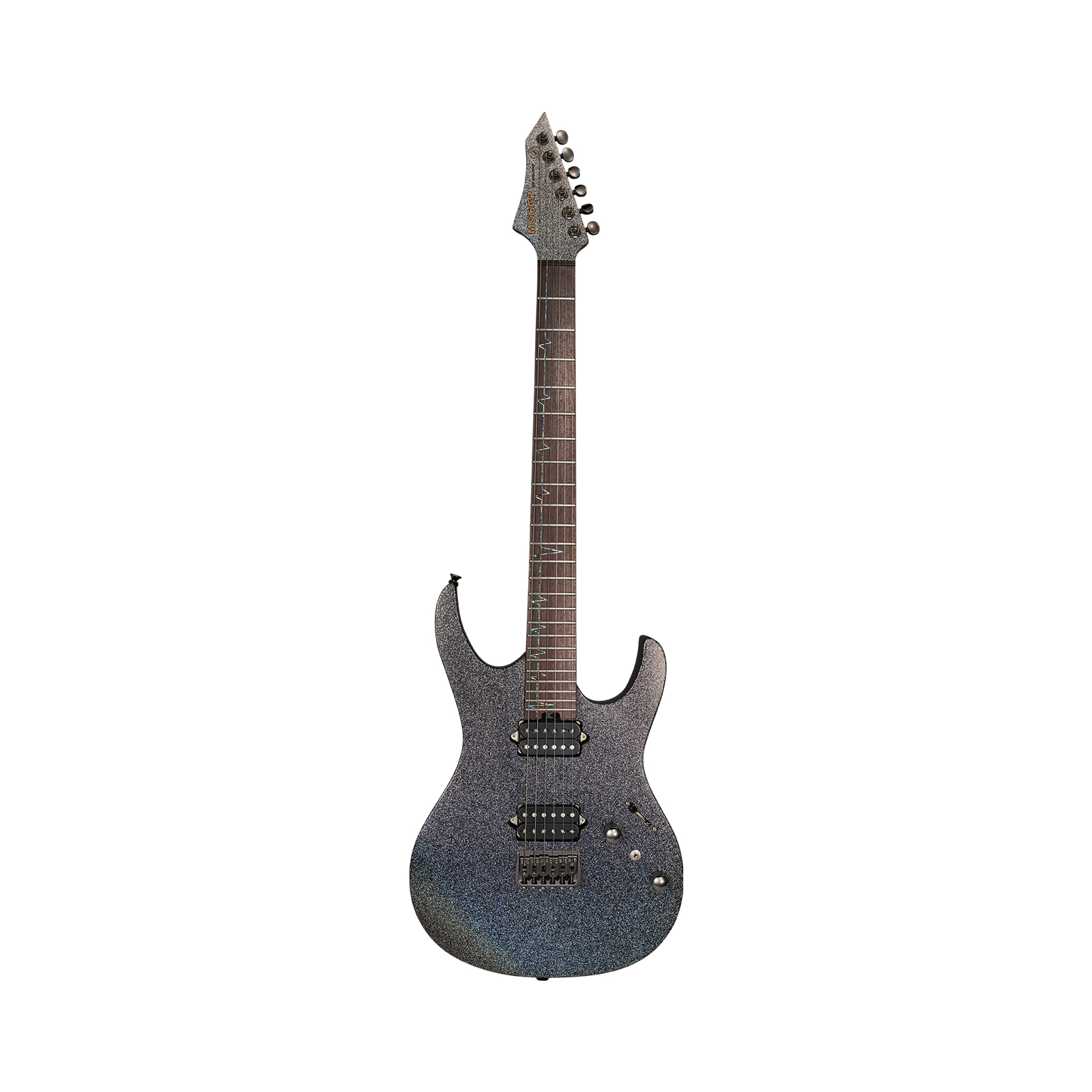 MOOER MMT200 Heavy Style Guitar, Fixed Bridge - Purple Crystal