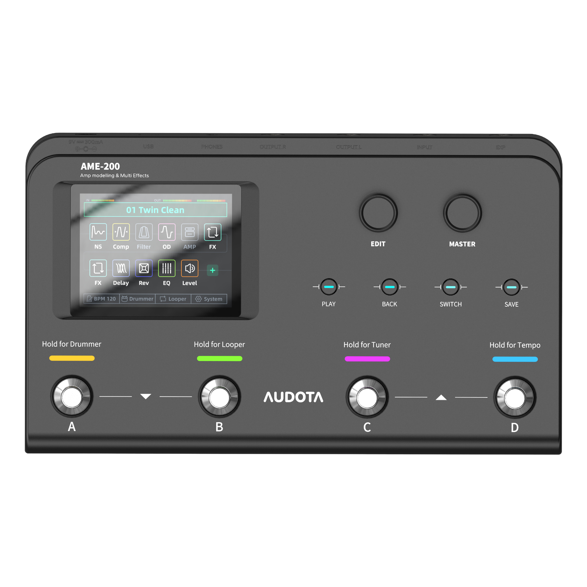 Audota AME-200 Amp modeler & Multi Effects