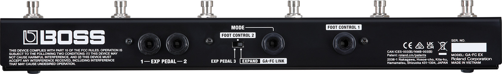 BOSS GA-FC EX 6-fach Fußschalter