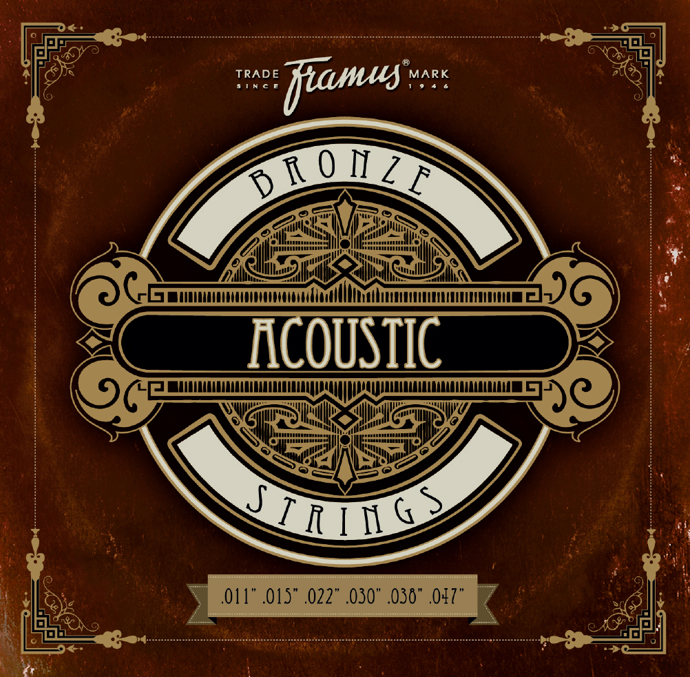 Framus Bronze Acoustic Guitar String Set - Light, .011"-.047"