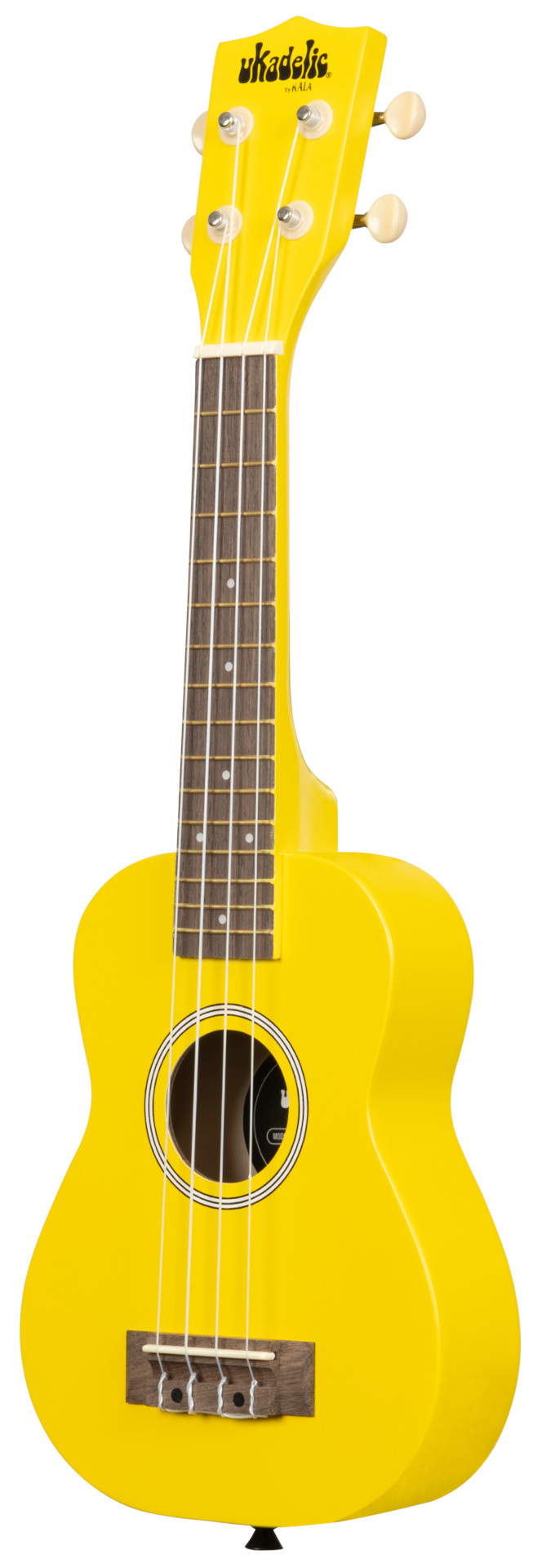 KALA Ukadelic UK-TAXICAB - Taxi Cab Soprano Ukulele, with Tote Bag
