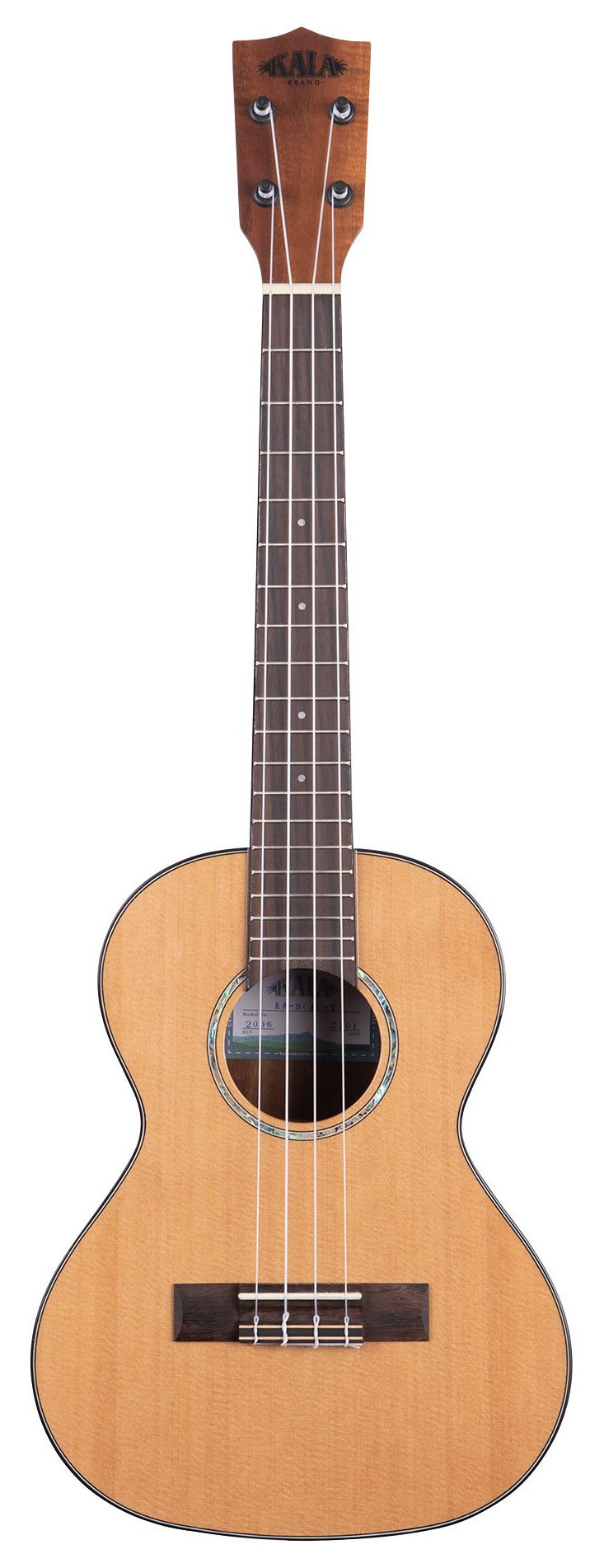 KALA KA-SCAC-T - Gloss Solid Cedar Top Acacia Tenor Ukulele, with Bag (UB-T)