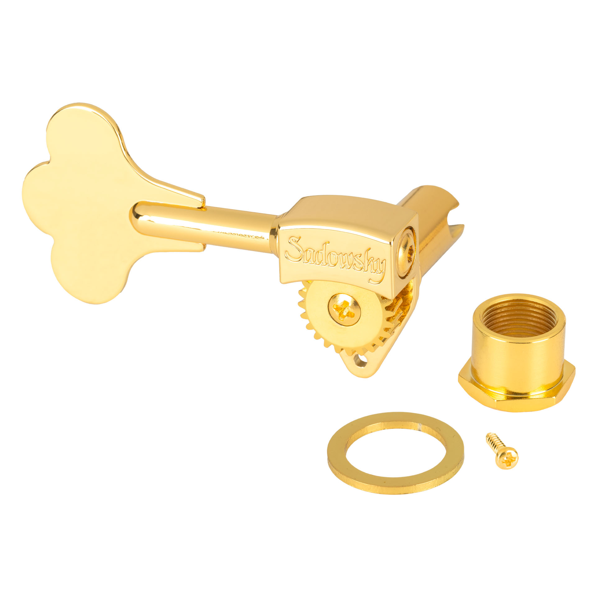Sadowsky Parts - Ultra-Light Machine Head with Open Gear, Right (Treble) Side - Gold
