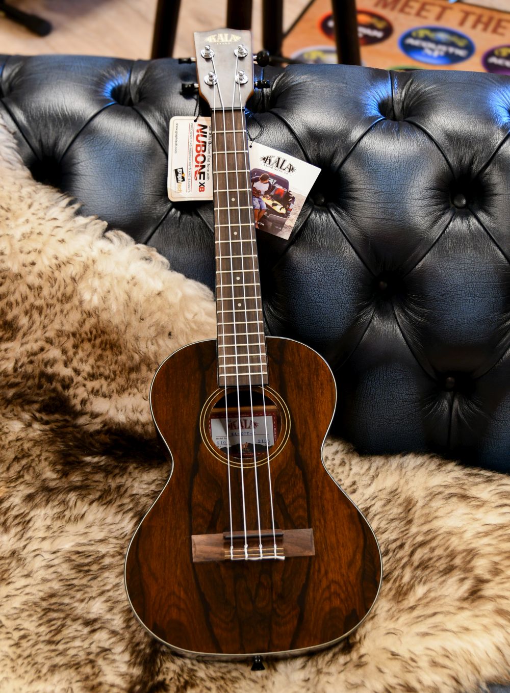 KALA KA-ZCT-T - Ziricote Tenor Ukulele mit Tasche (UB-T)