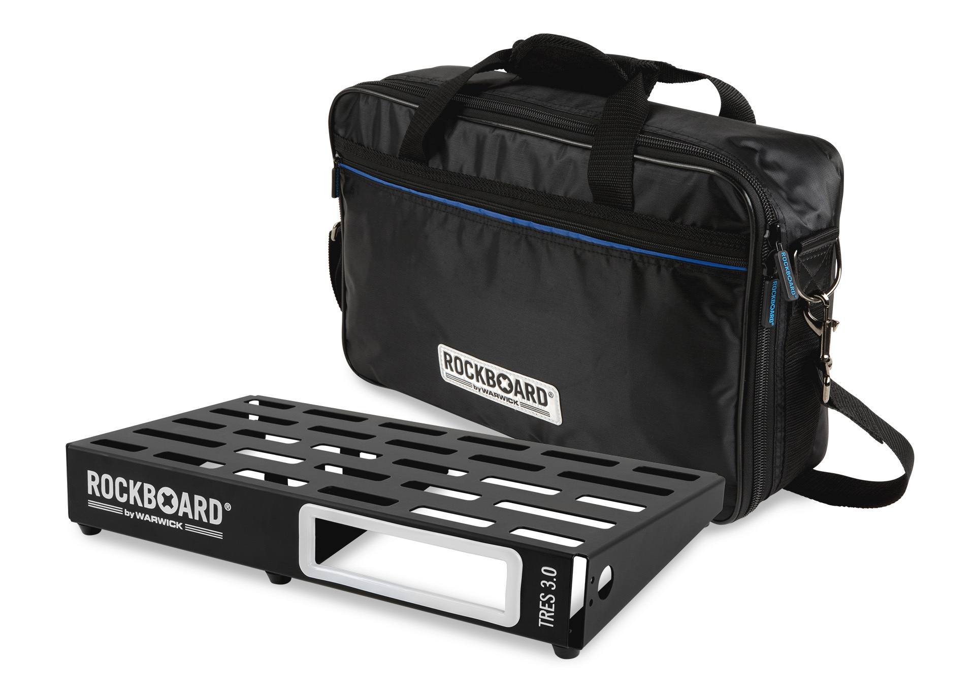 RockBoard TRES 3.0, Pedalboard with Gig Bag