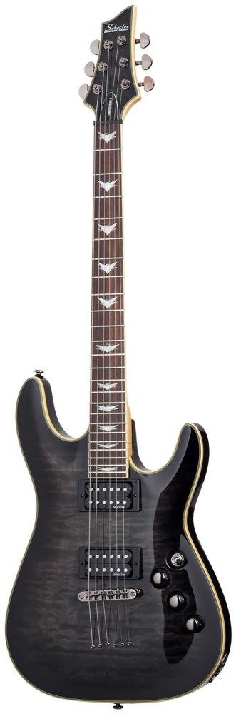 SCHECTER E-Gitarre Omen Extreme 6 STBLK See-Thru Black